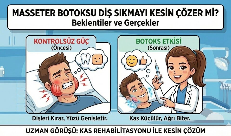 Masseter Botoksu Diş Sıkmayı Kesin Çözer mi